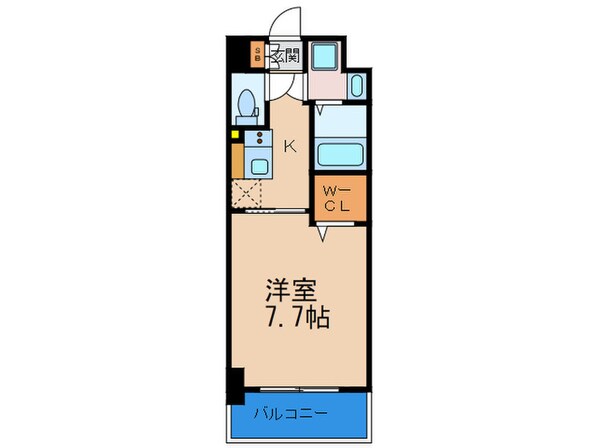 ミラージュパレス新梅田Rioの物件間取画像